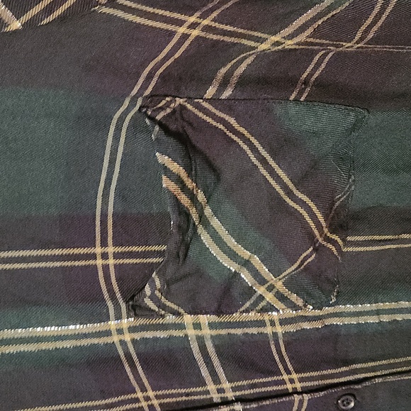 WOMEN'S FADED GLORY BUTTON DOWN LONG SLEEVE SHIRT SIZE 3X NWOT - Picture 3 of 5